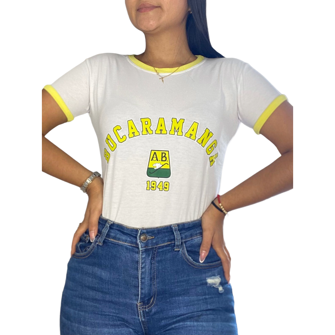 💥CAMISETA PARA DAMA DEL ATLÉTICO BUCARAMANGA.